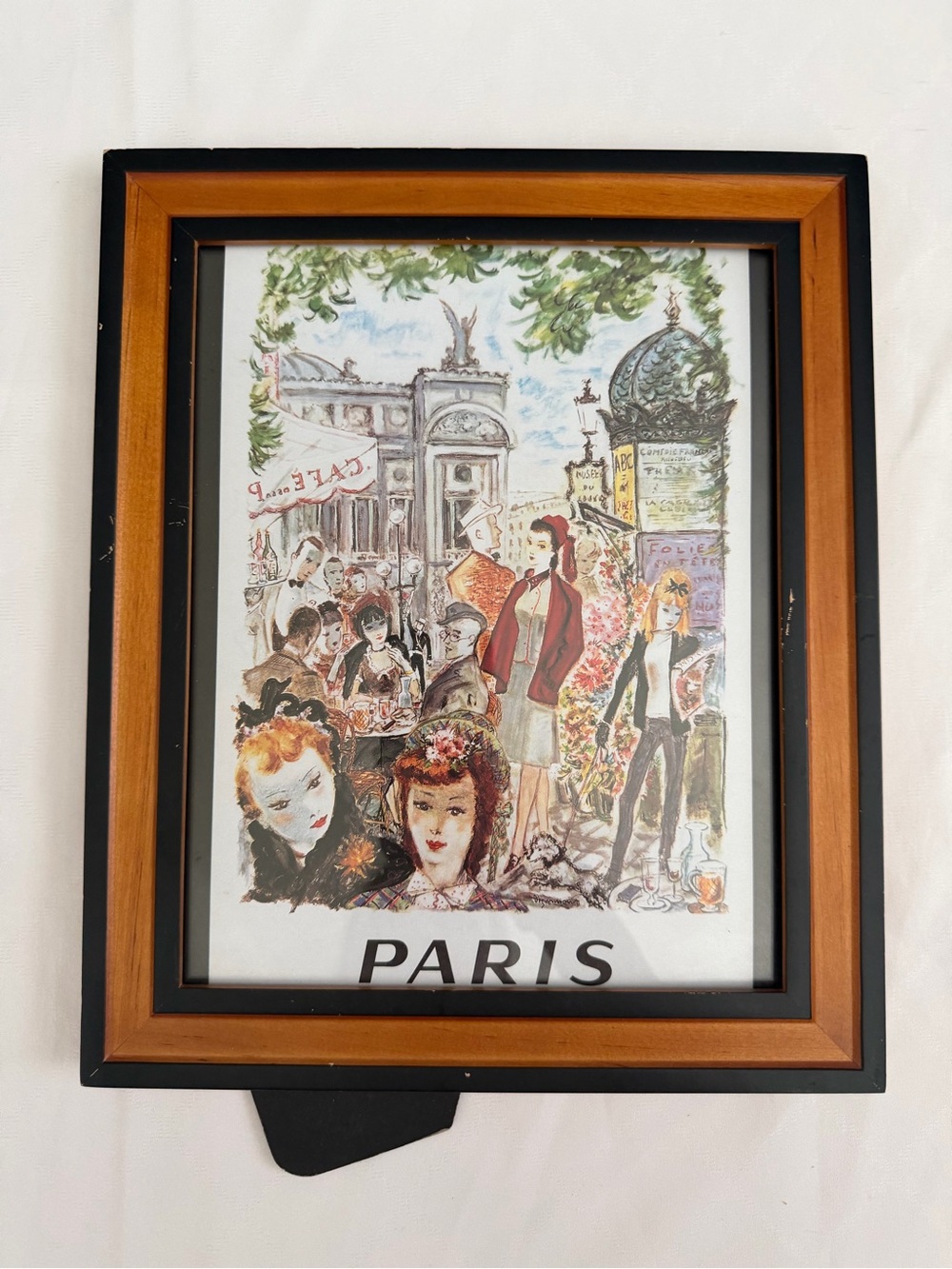 France Paris  Picture Frame 10x12 inches Poster Print